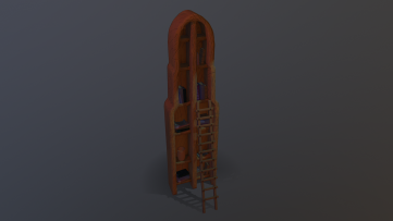 Bookcase_WithLadder